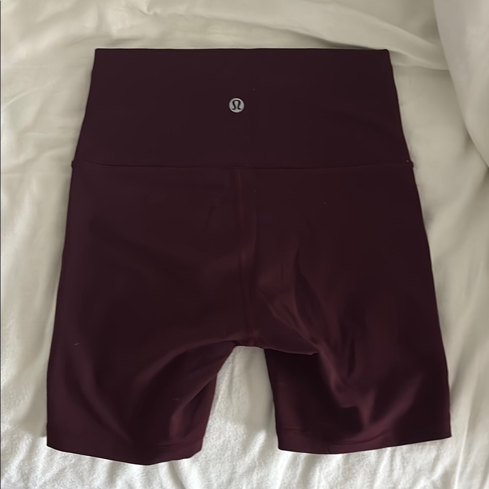lululemon athletica Deep Burgundy Bike Shorts
